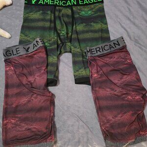 3 pairs of Men's AE American Eagle Flex 9" Trunks - Boxer Briefs sz Medium